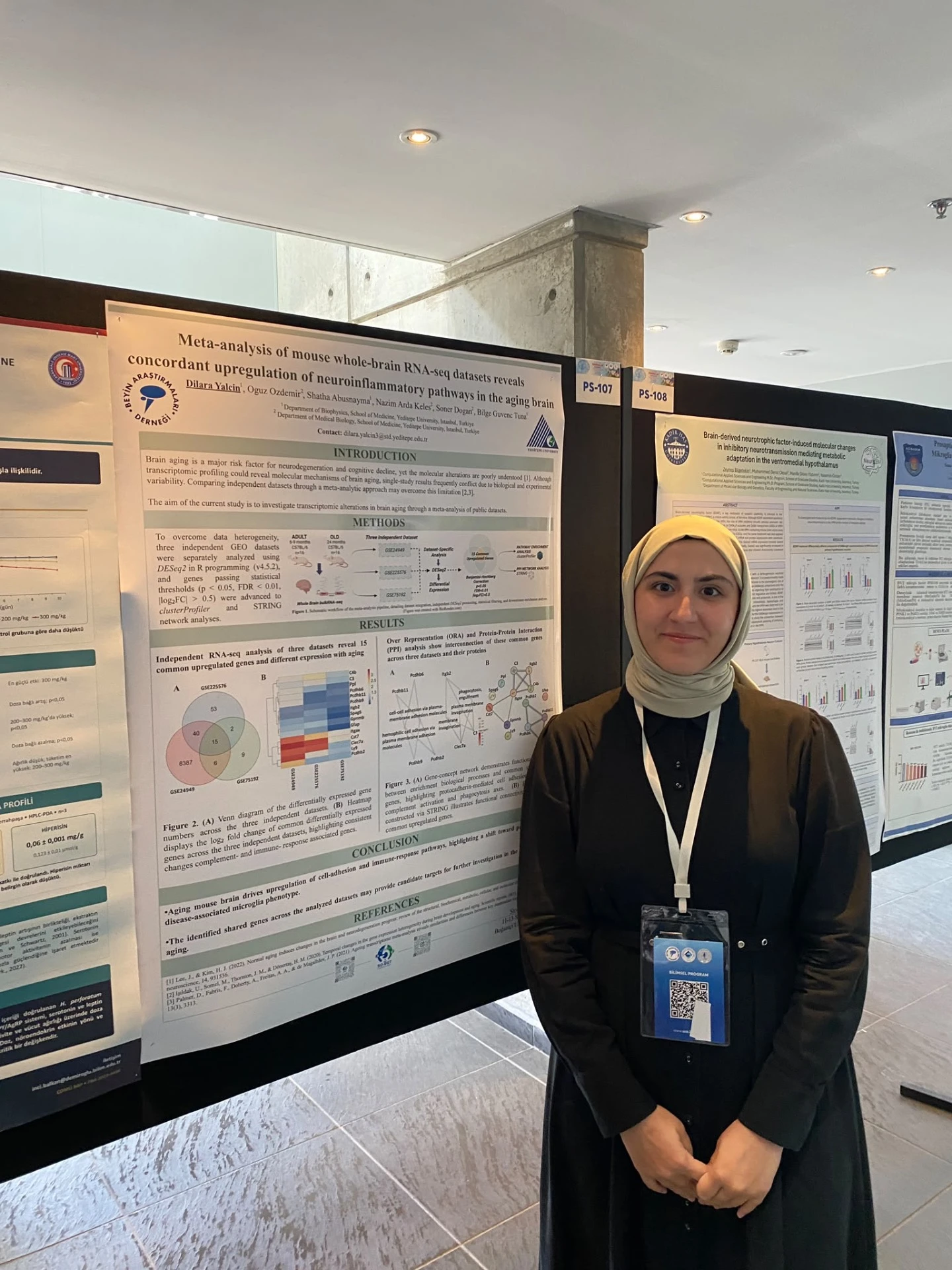 Dilara Yalçın at the 24th National Neuroscience Congress